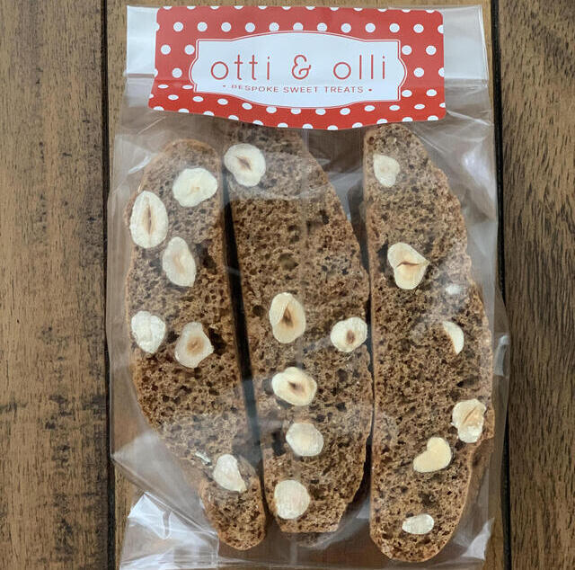 Coffee & Hazelnut Biscotti